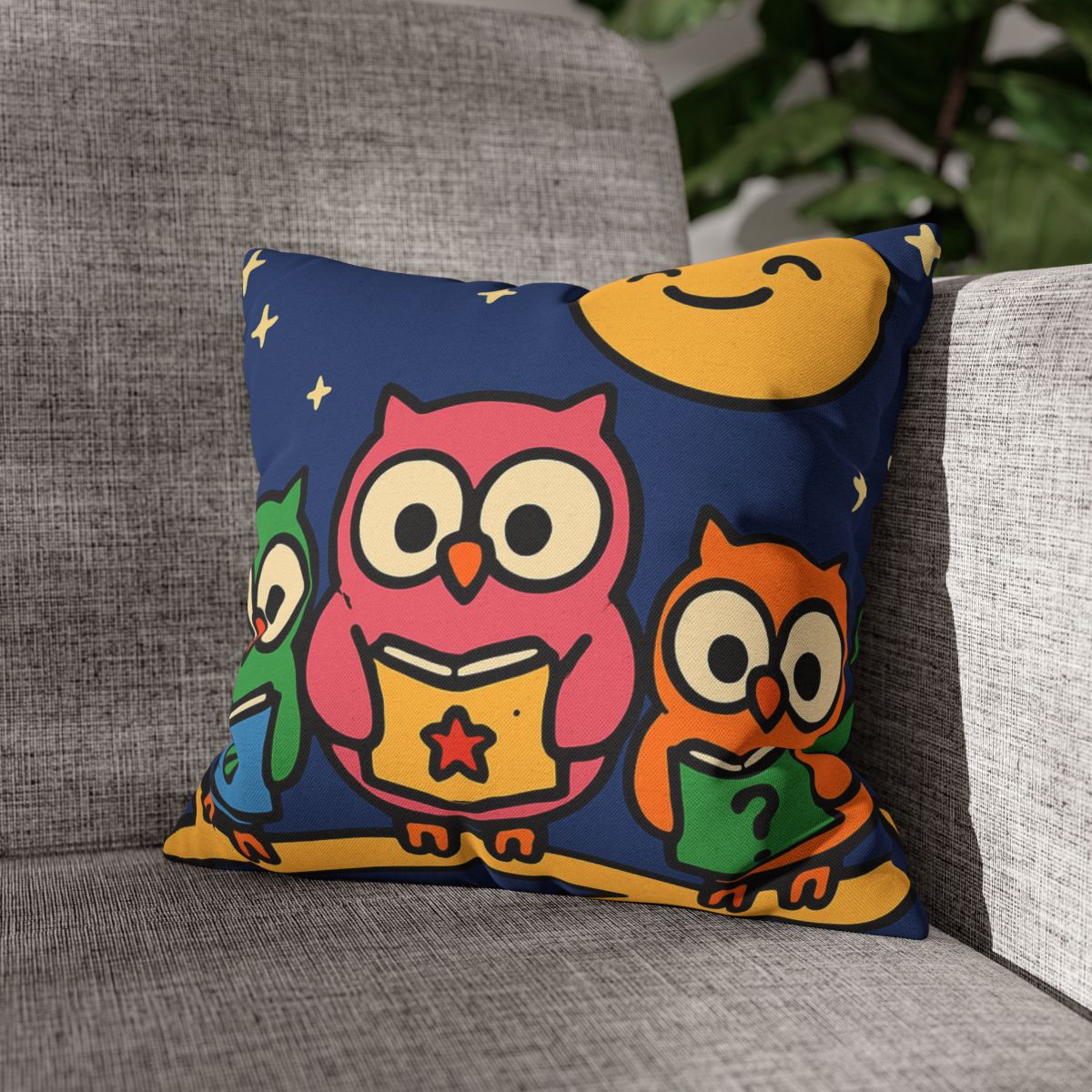 Galaxy Garden Of Curious Owls unique gift pillow cases