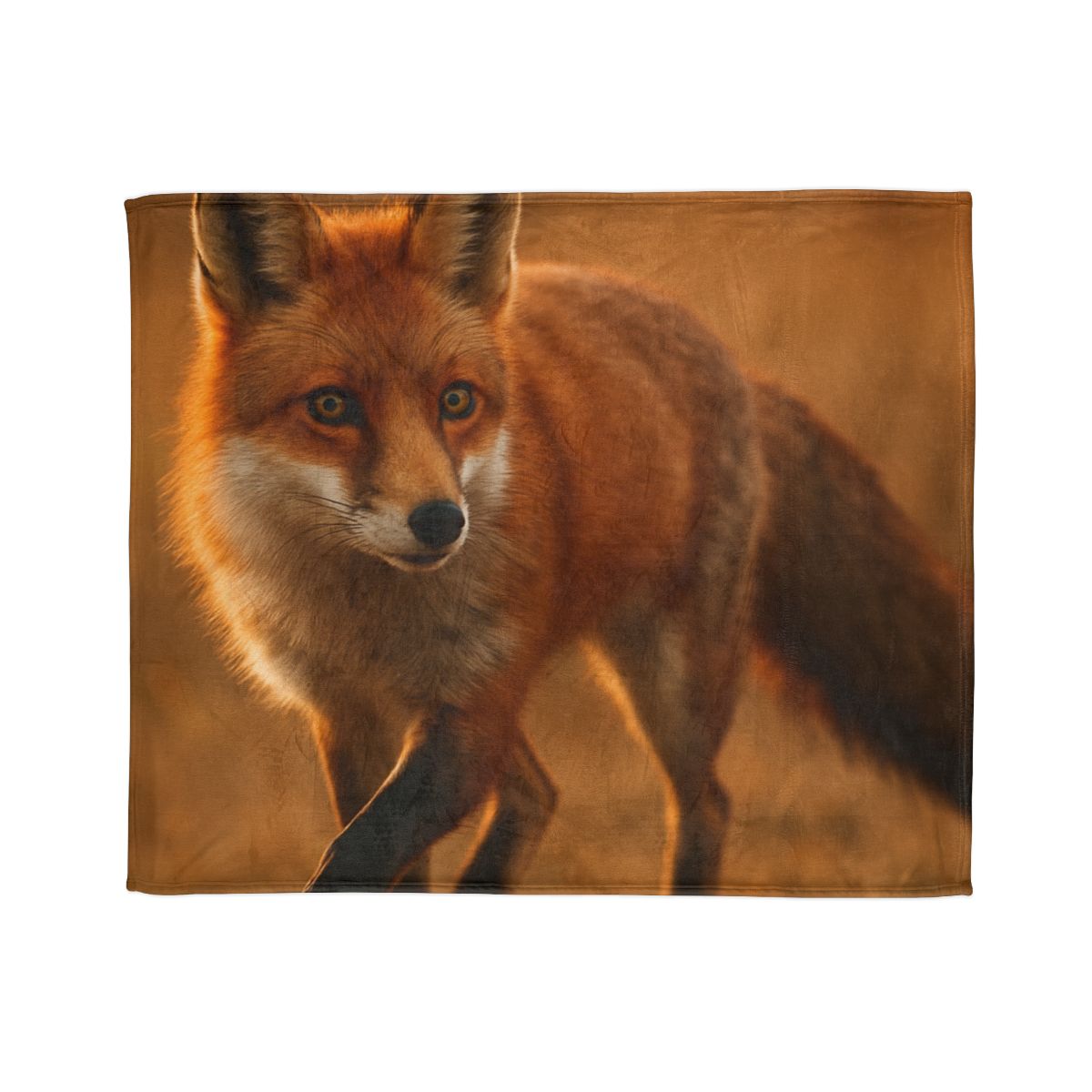 Crimson Whisper Red Fox warm winter blankets