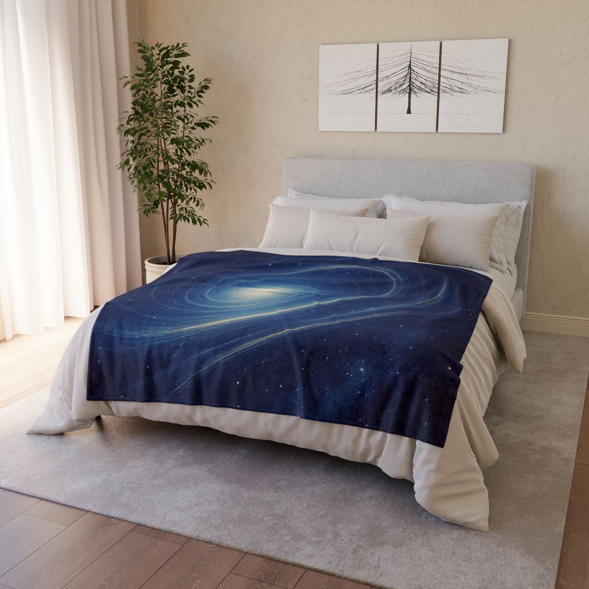 Lensing Mirage Bloom soft fleece blankets