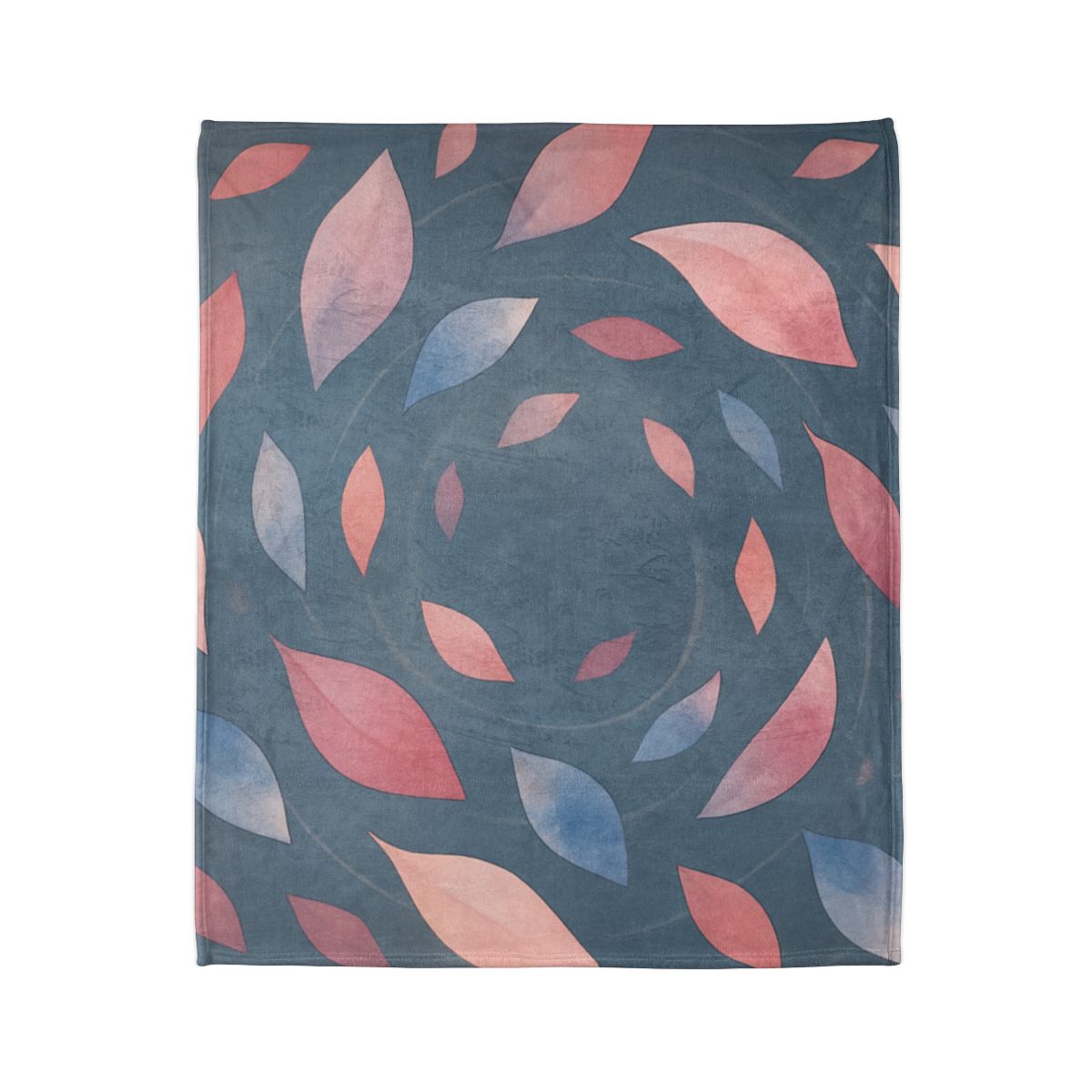 Orbiting Blossom Fragments soft fleece blankets