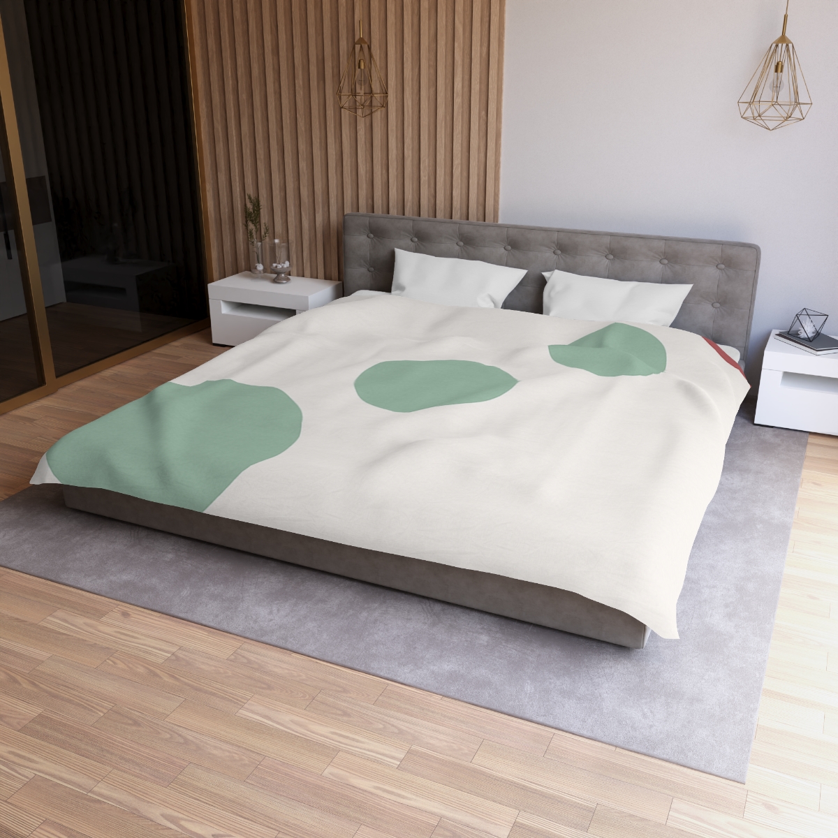 Diagonal Path Of Four Circles personalized bedding duvets