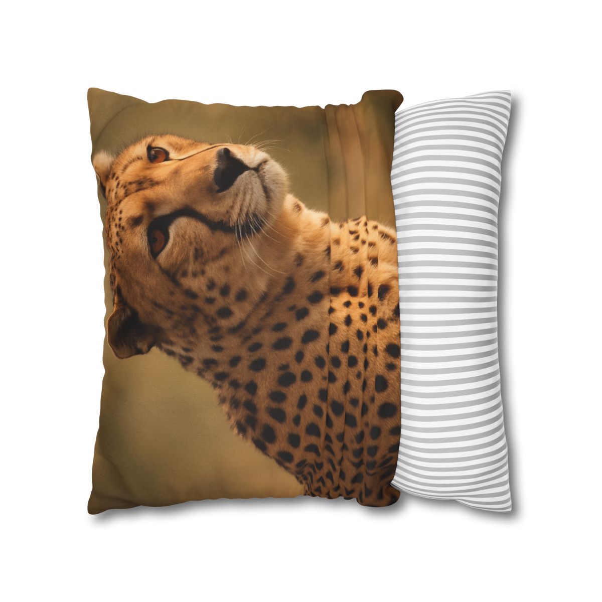 Amber Gaze Cheetah trendy patterned pillow cases