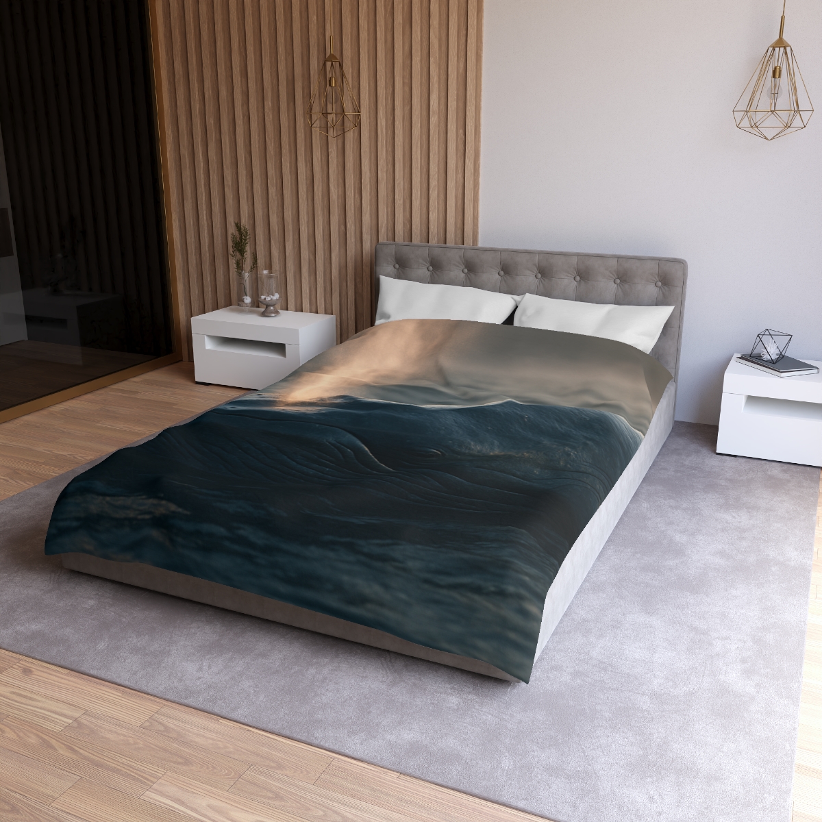 Ocean Song Blue Whale trendy bedroom duvets