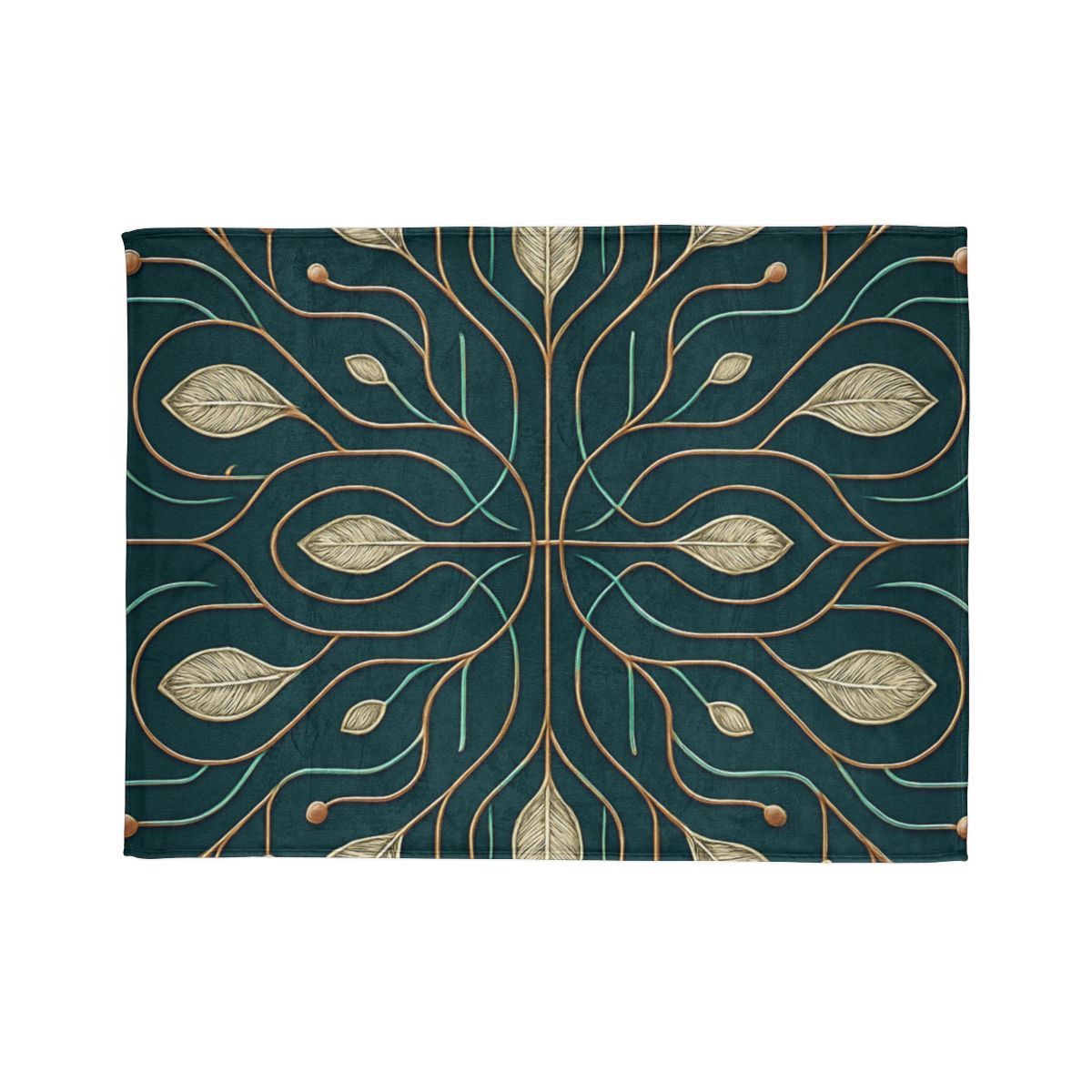 Vine Circuit Lattice custom blankets