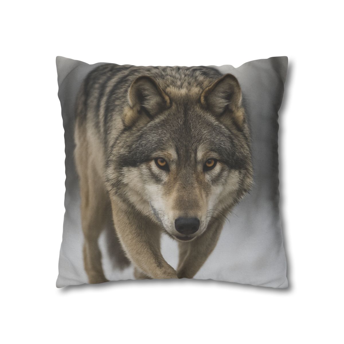 Silver Hush Gray Wolf comfortable bedding pillow covers