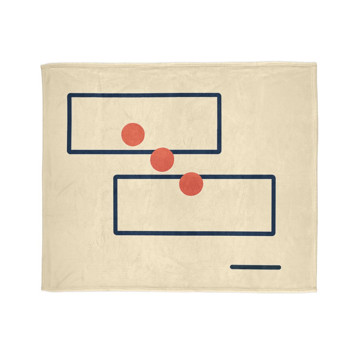 Offset Orbit Blocks personalized cozy blankets