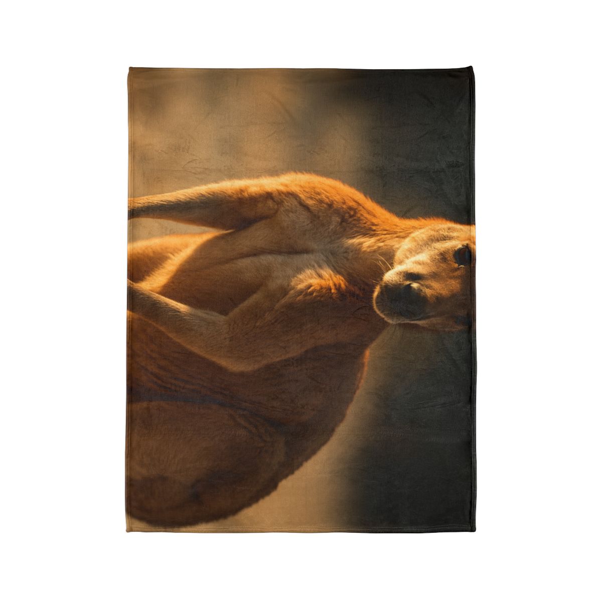 Ember Mantle Red Kangaroo trendy patterned blankets