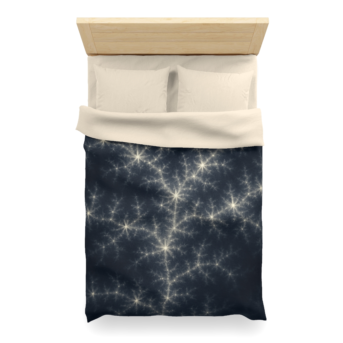 Starlit Fractal Cluster Drift duvets for gifts