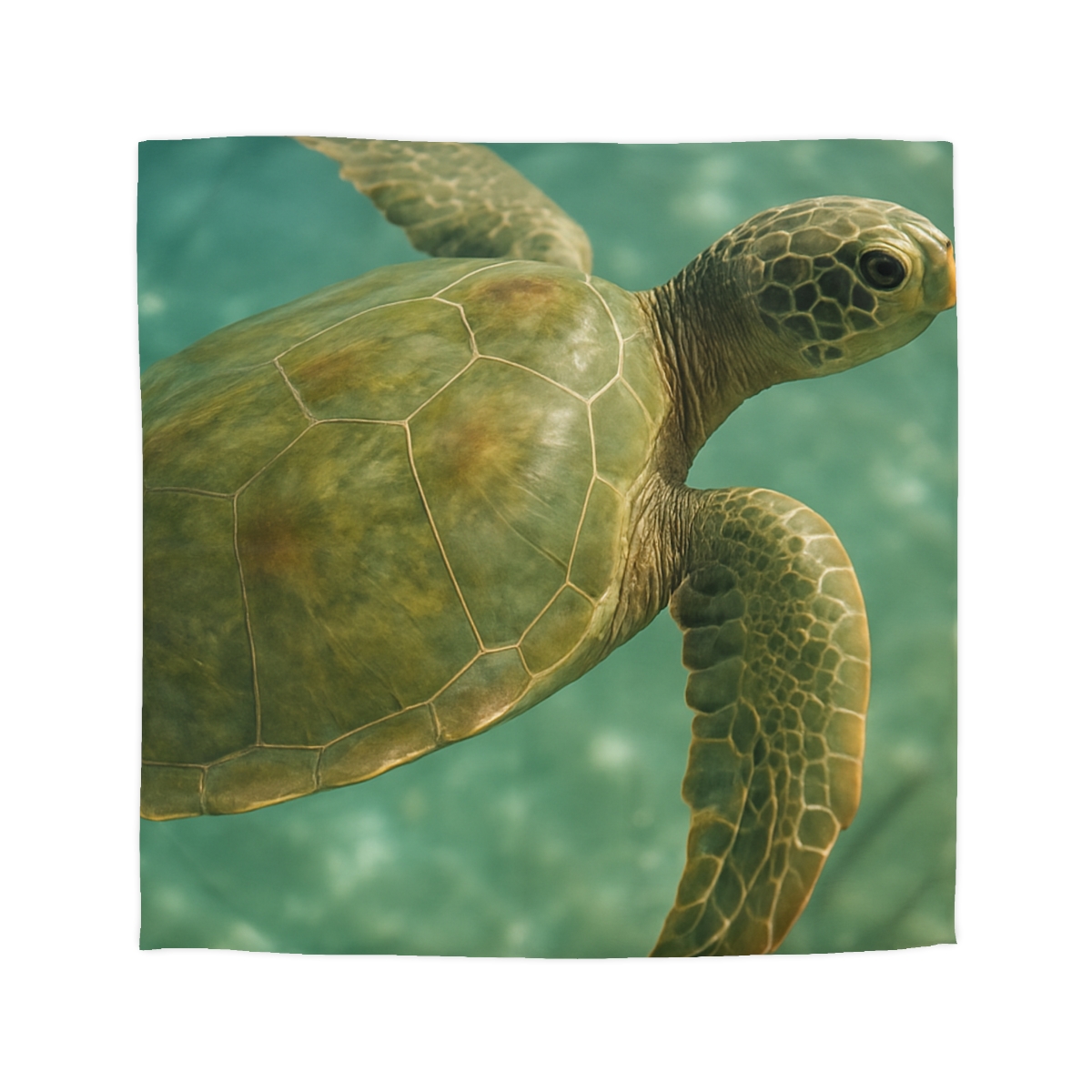 Sea Lantern Green Sea Turtle unique patterned duvets