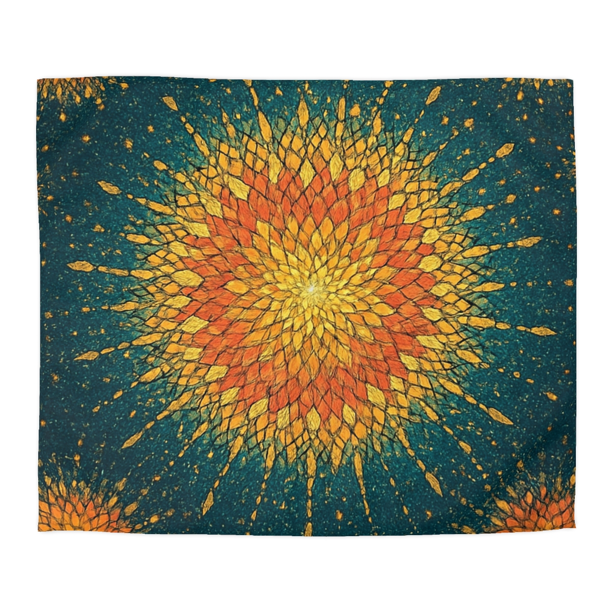 Starburst Mosaic Halo custom duvets