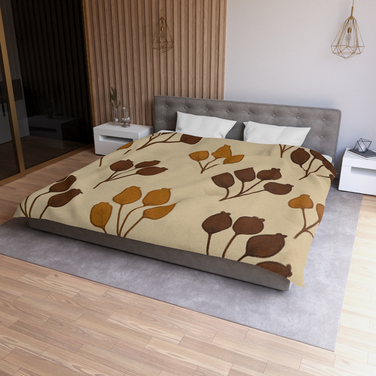 Seed Pod Cluster Study soft comforter duvets