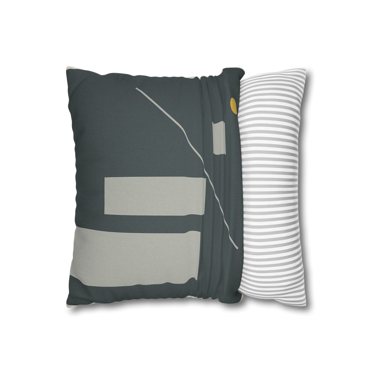 Staggered Blocks With Quiet Diagonal soft cotton pillow cases