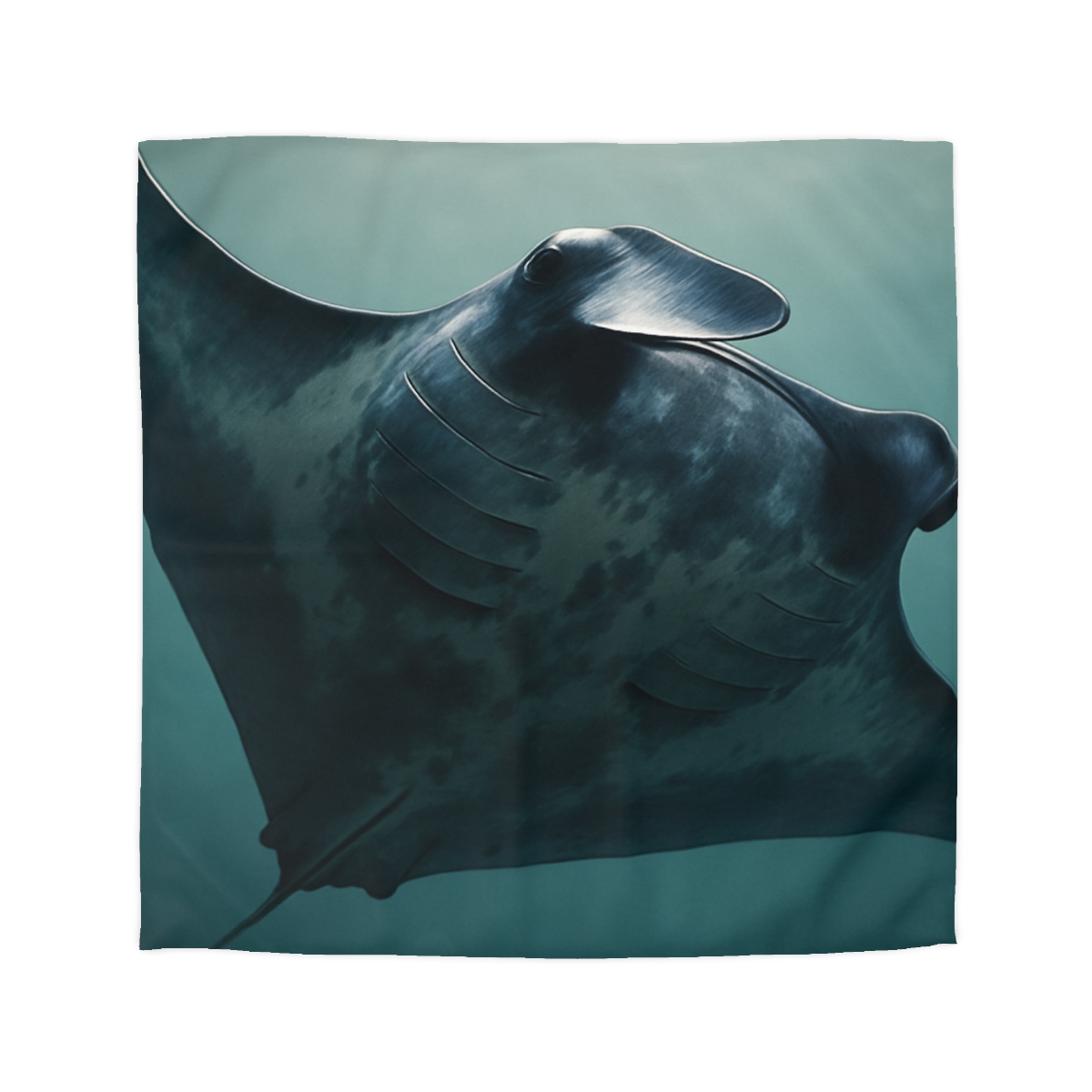 Nebula Glide Giant Manta Ray stylish duvet covers