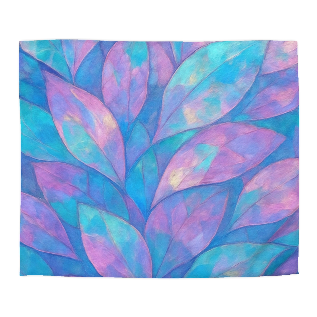 Petal Mosaic Aurora warm winter duvets