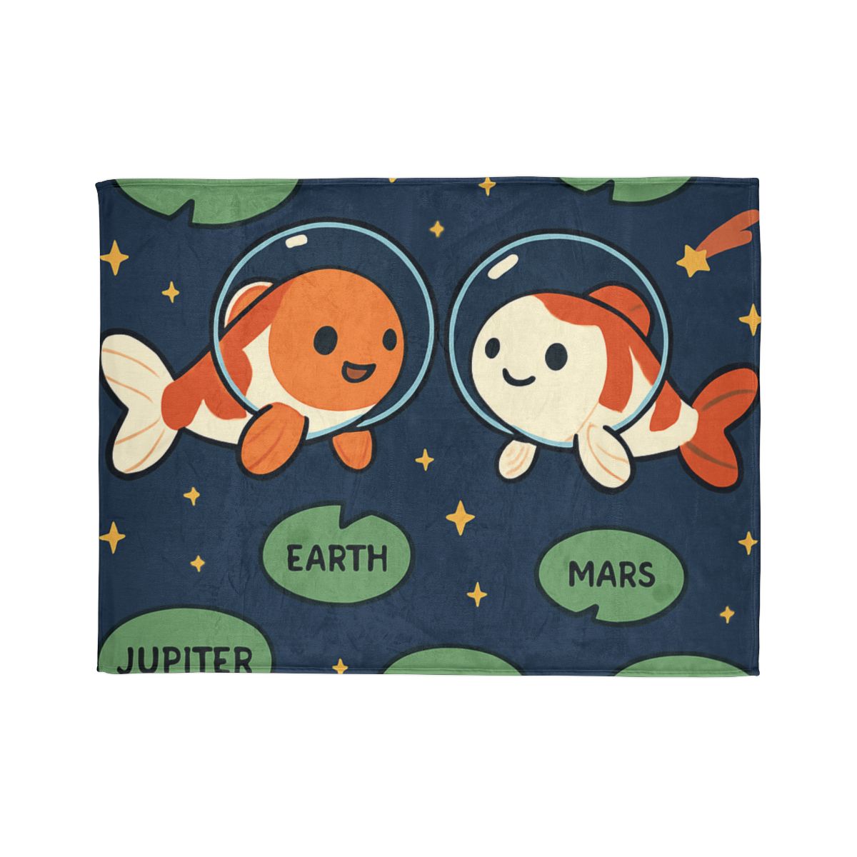 Cosmic Koi Classroom warm winter blankets