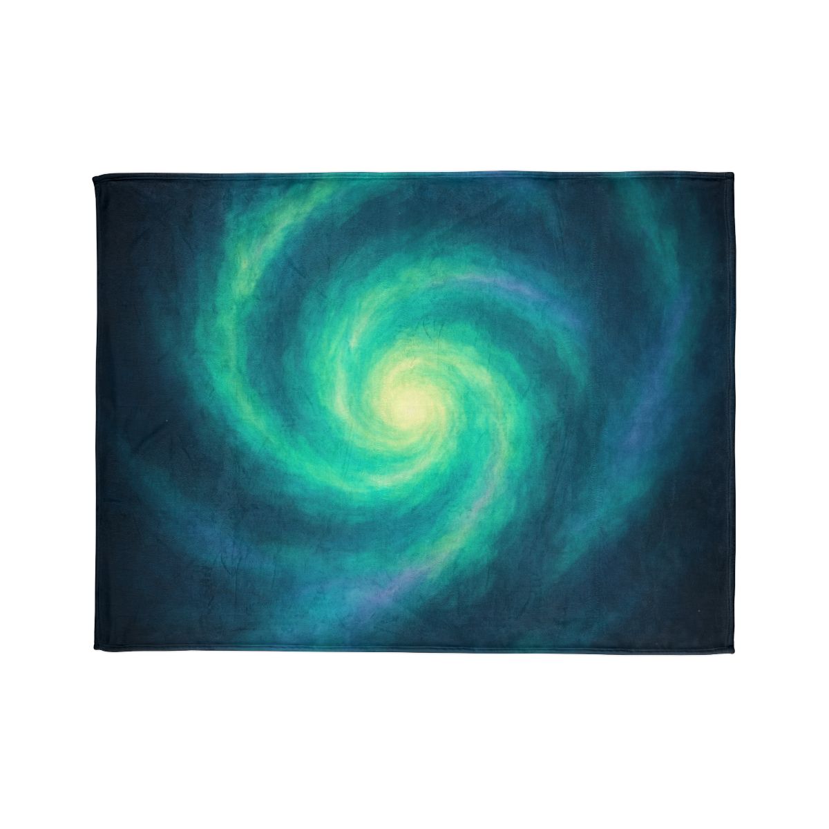 Aurora Halo Spiral personalized cozy blankets