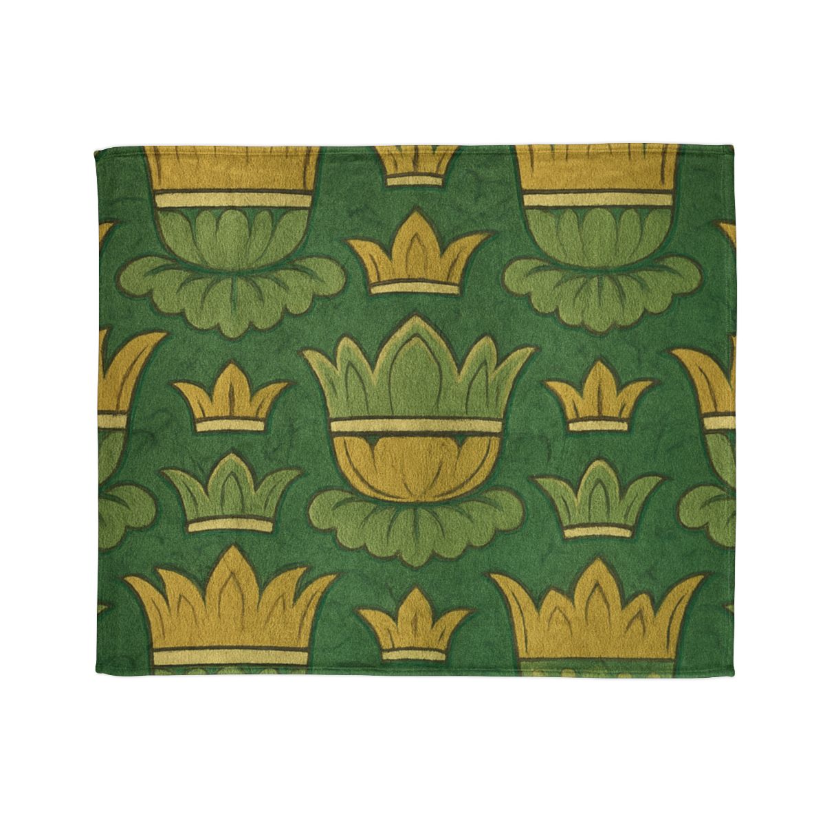 Calyx Crown Tessellation soft fleece blankets