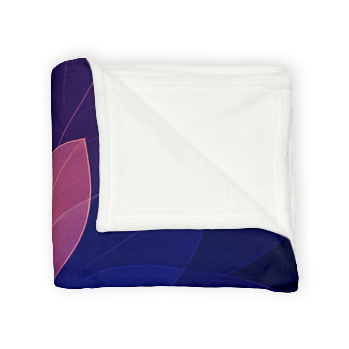 Petal Prism Overlap decorative home blankets