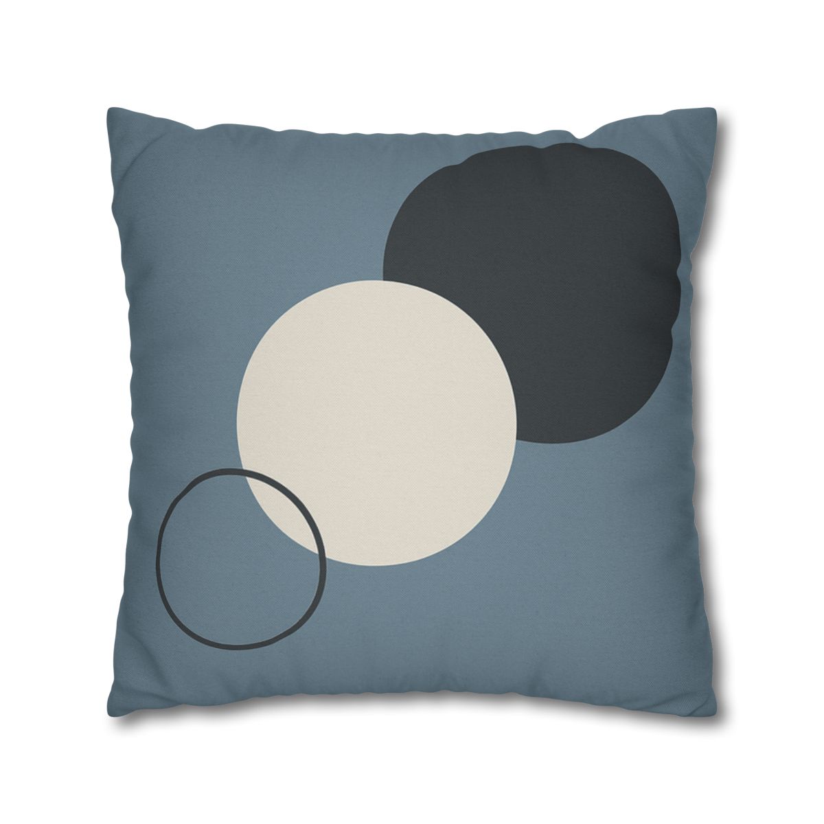 Staggered Circle Trio soft cotton pillow cases