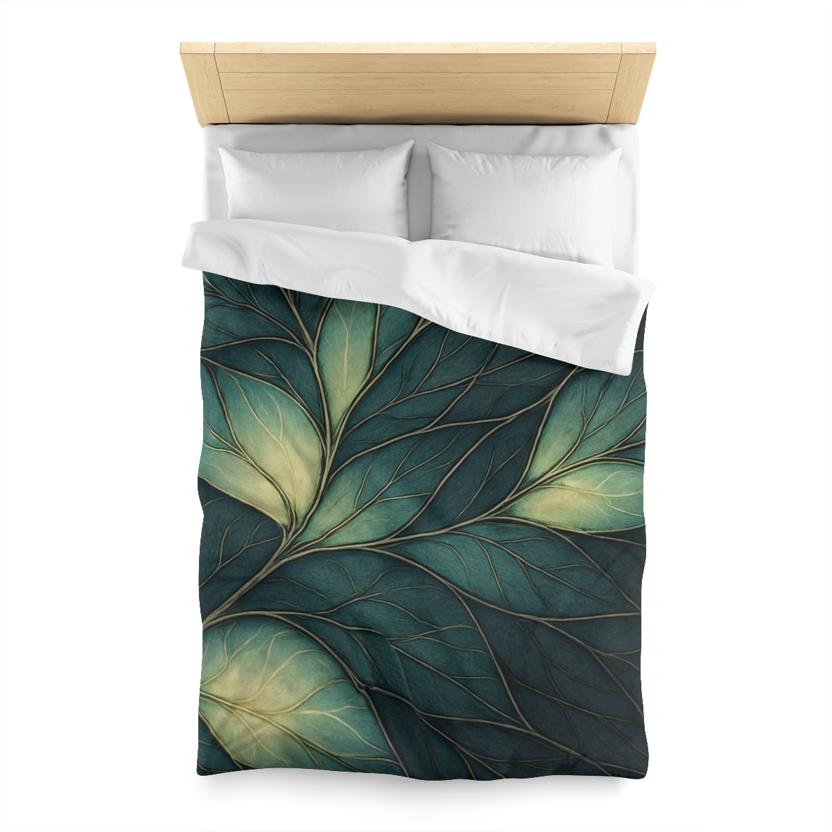 Vein Lattice Aurora Bloom designer printed duvets