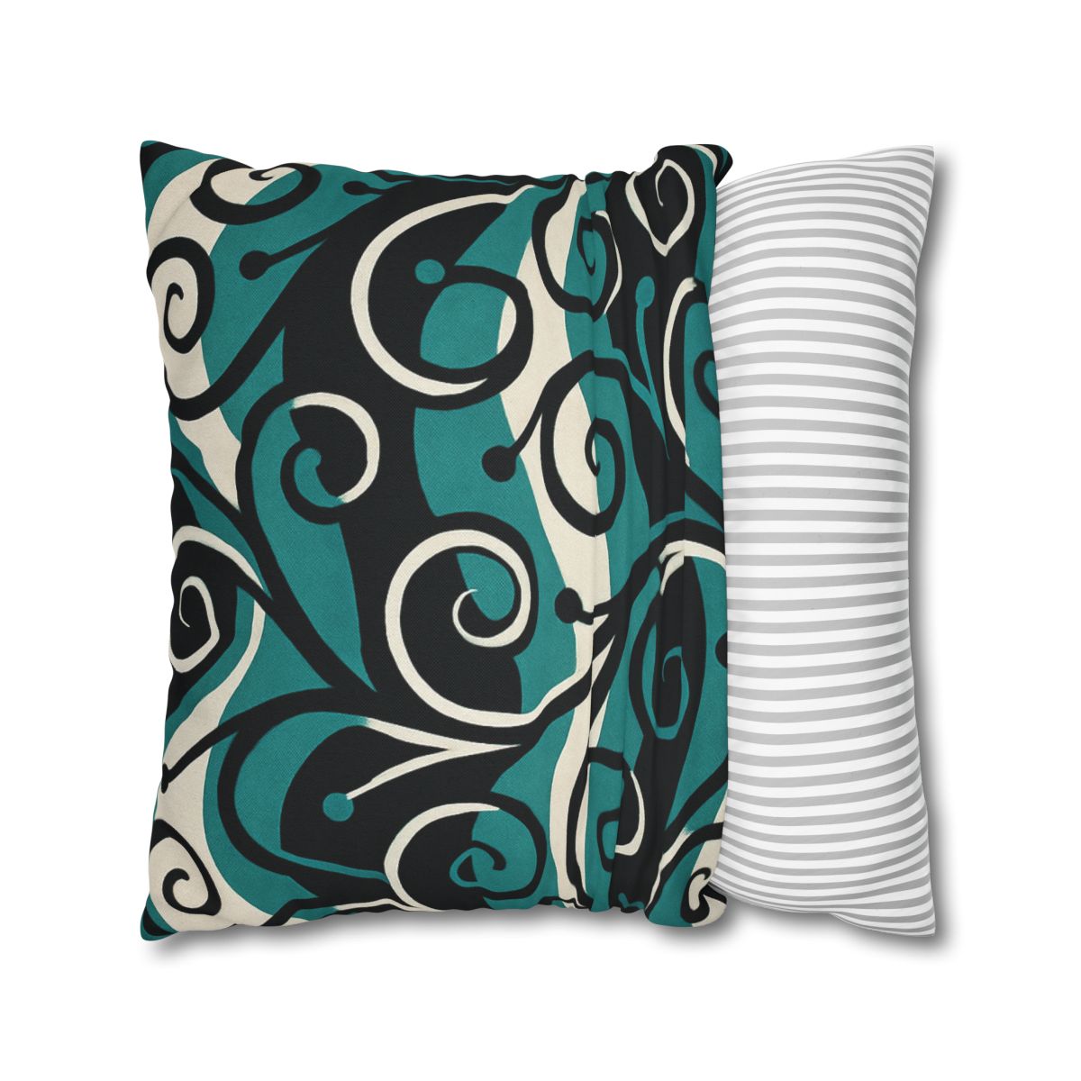 Vine Curl Wave Interference custom pillow cases