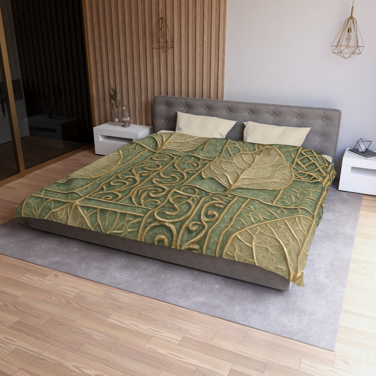 Vein Lace Mosaic soft comforter duvets