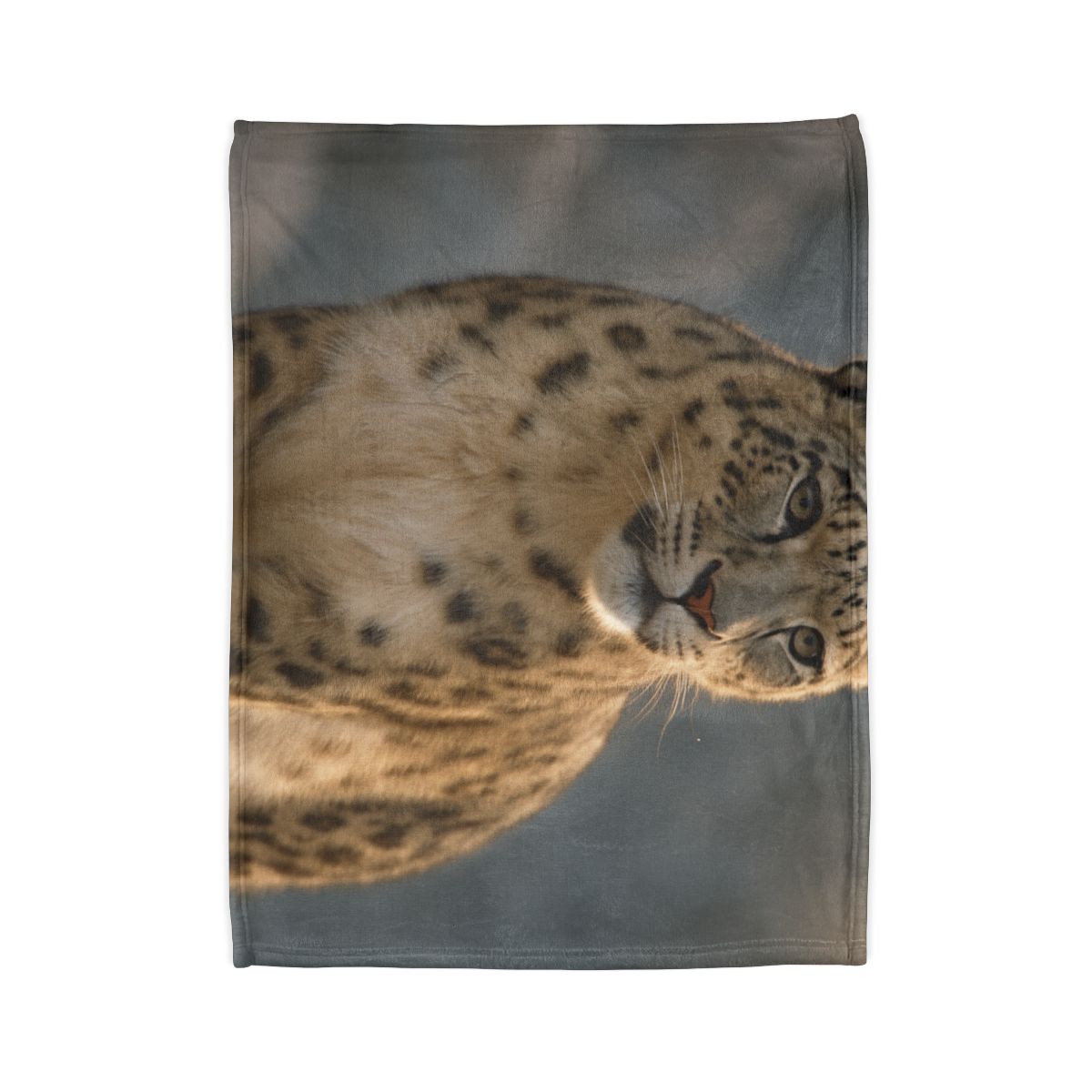 Cloud Crest Snow Leopard decorative home blankets