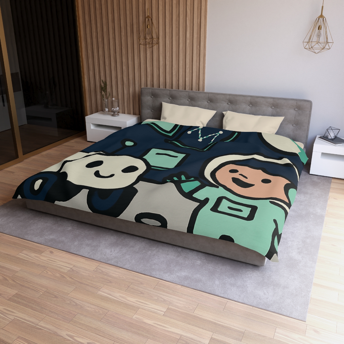 The Moonlit Library Rover warm winter duvets