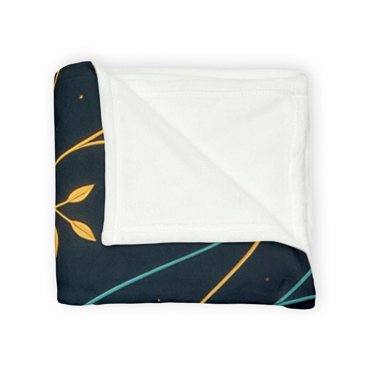 Starlit Vine Constellation soft fleece blankets