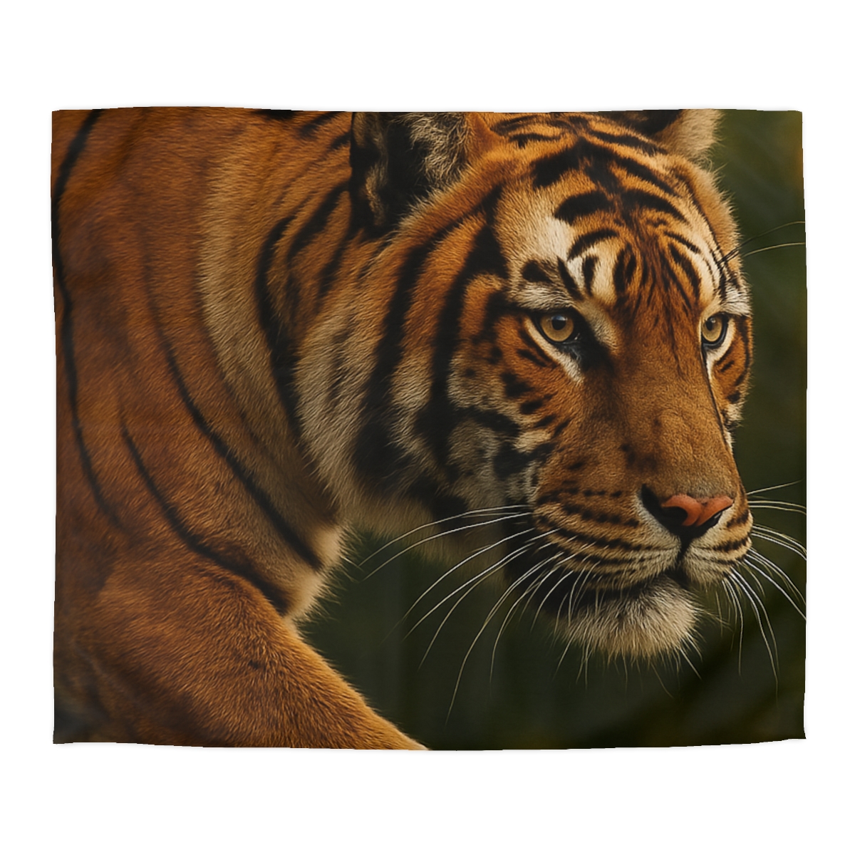Forest Stalker Bengal Tiger unique patterned duvets