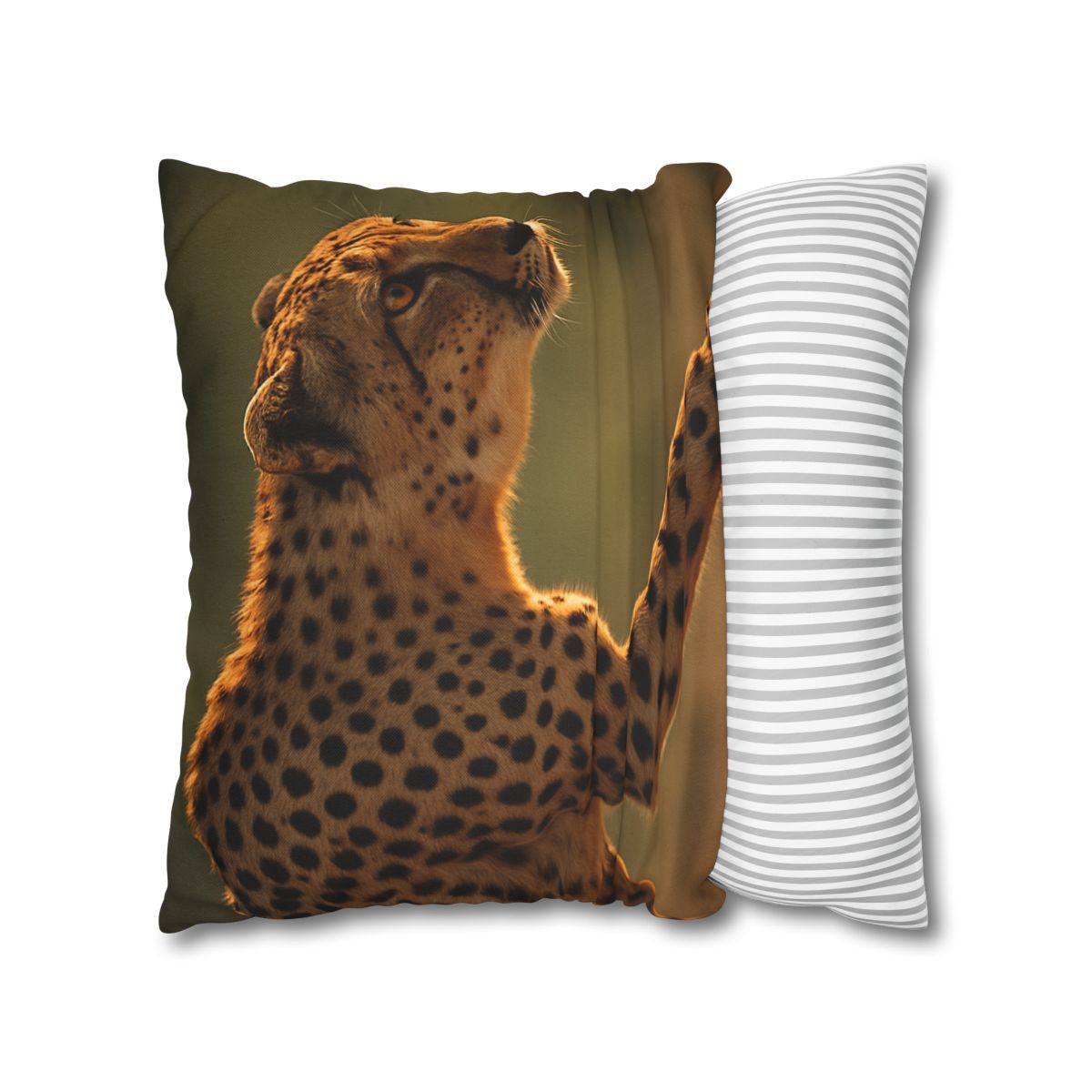 Cheetah Silent Sprint personalized pillow covers