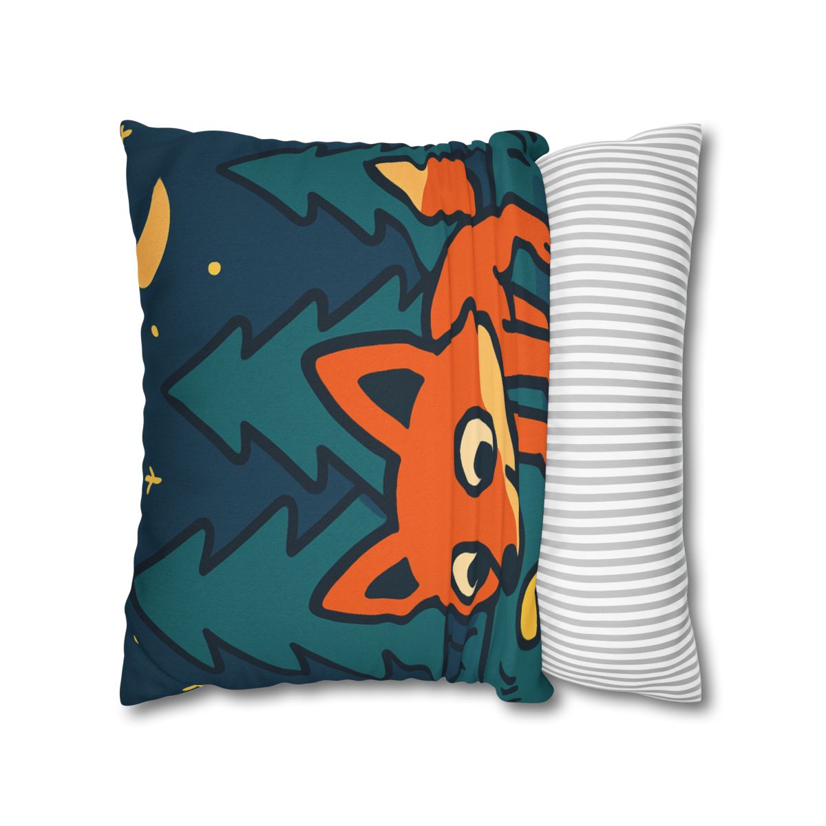 Starlight Forest Fox designer print pillow cases