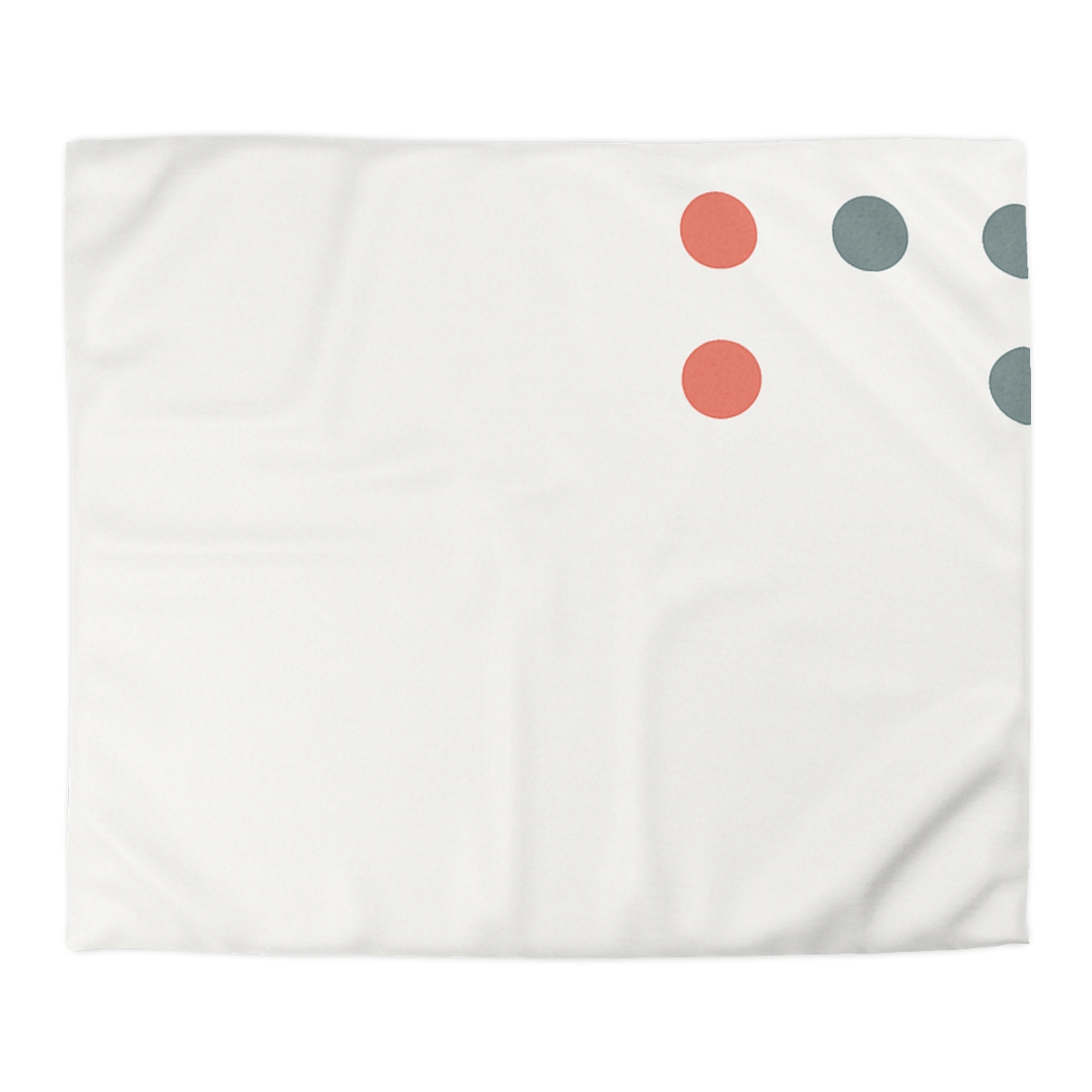 Sparse Corner Dot Grid soft comforter duvets