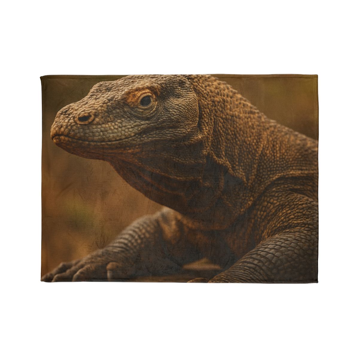 Ancient Scale Komodo Dragon warm winter blankets