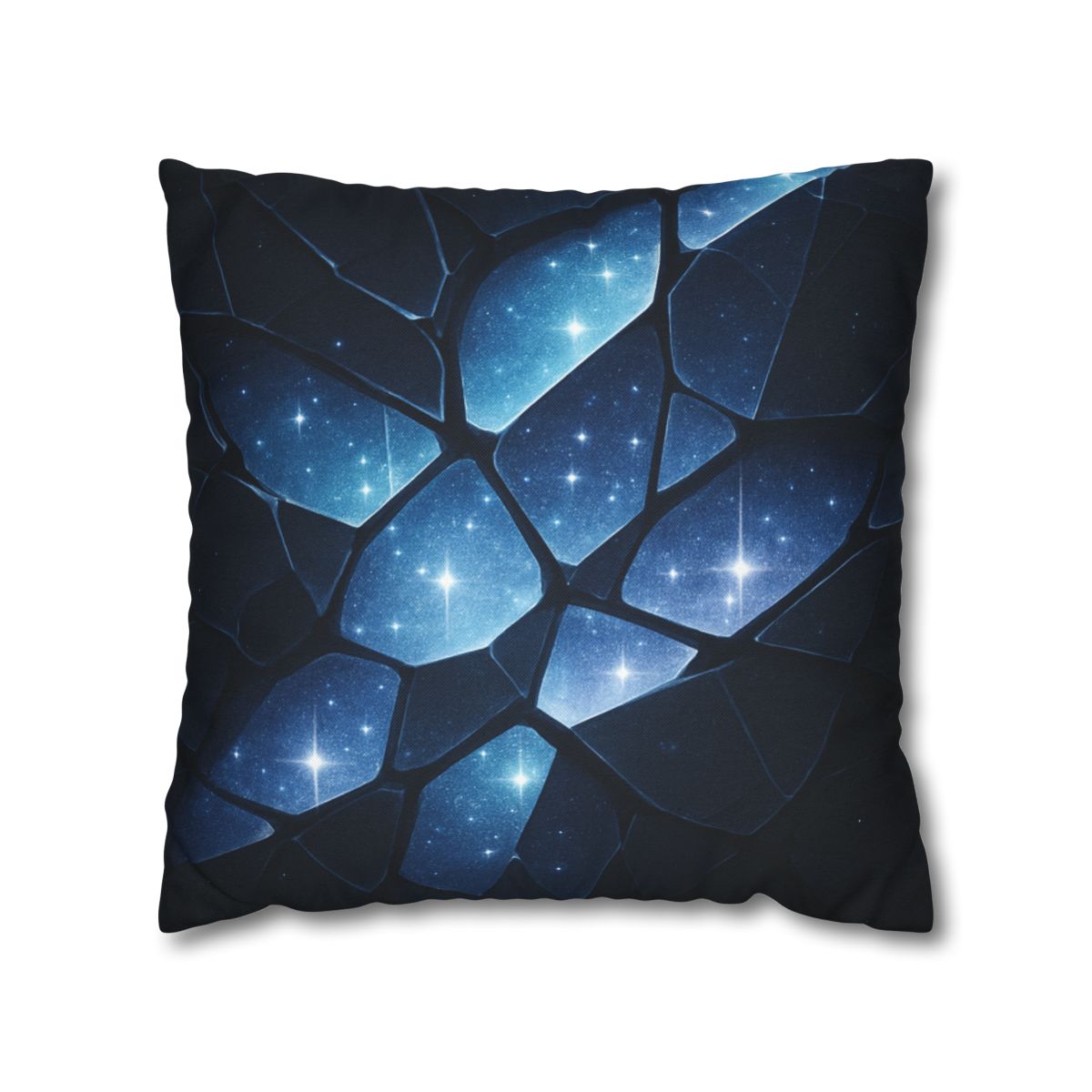 Starlit Fracture Mosaic personalized pillow covers