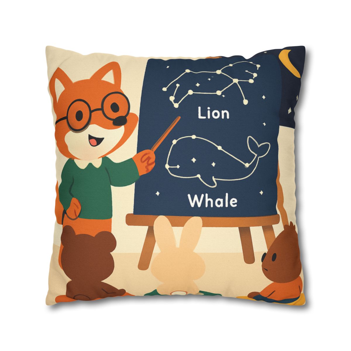 Constellation Classroom Fox trendy patterned pillow cases