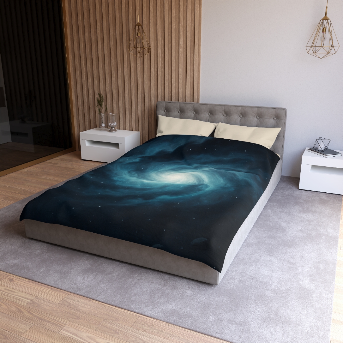 Nebula Spiral Haze trendy bedroom duvets