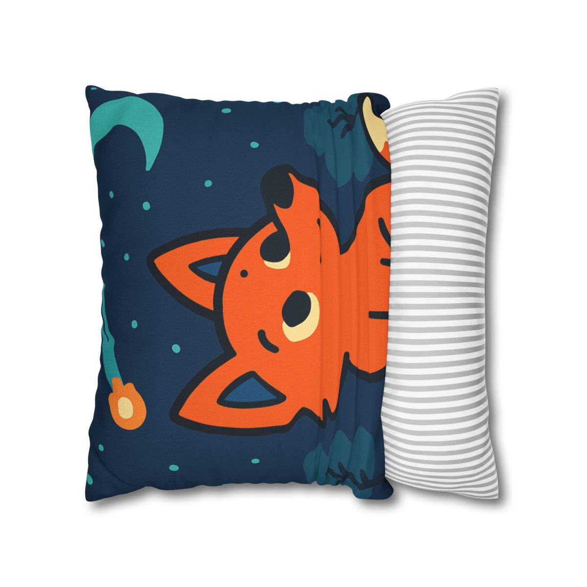Starlight Forest Fox soft cotton pillow cases