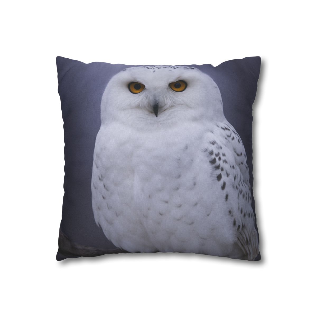 Twilight Watcher Snowy Owl comfortable bedding pillow covers