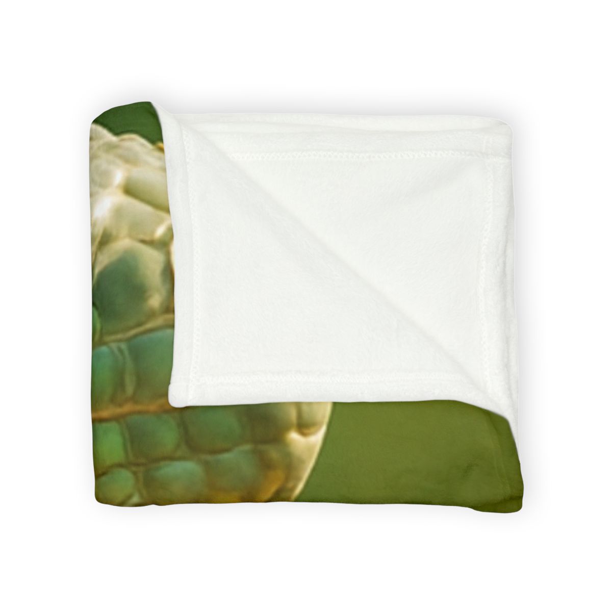 Sun Dappled Green Iguana stylish throw blankets