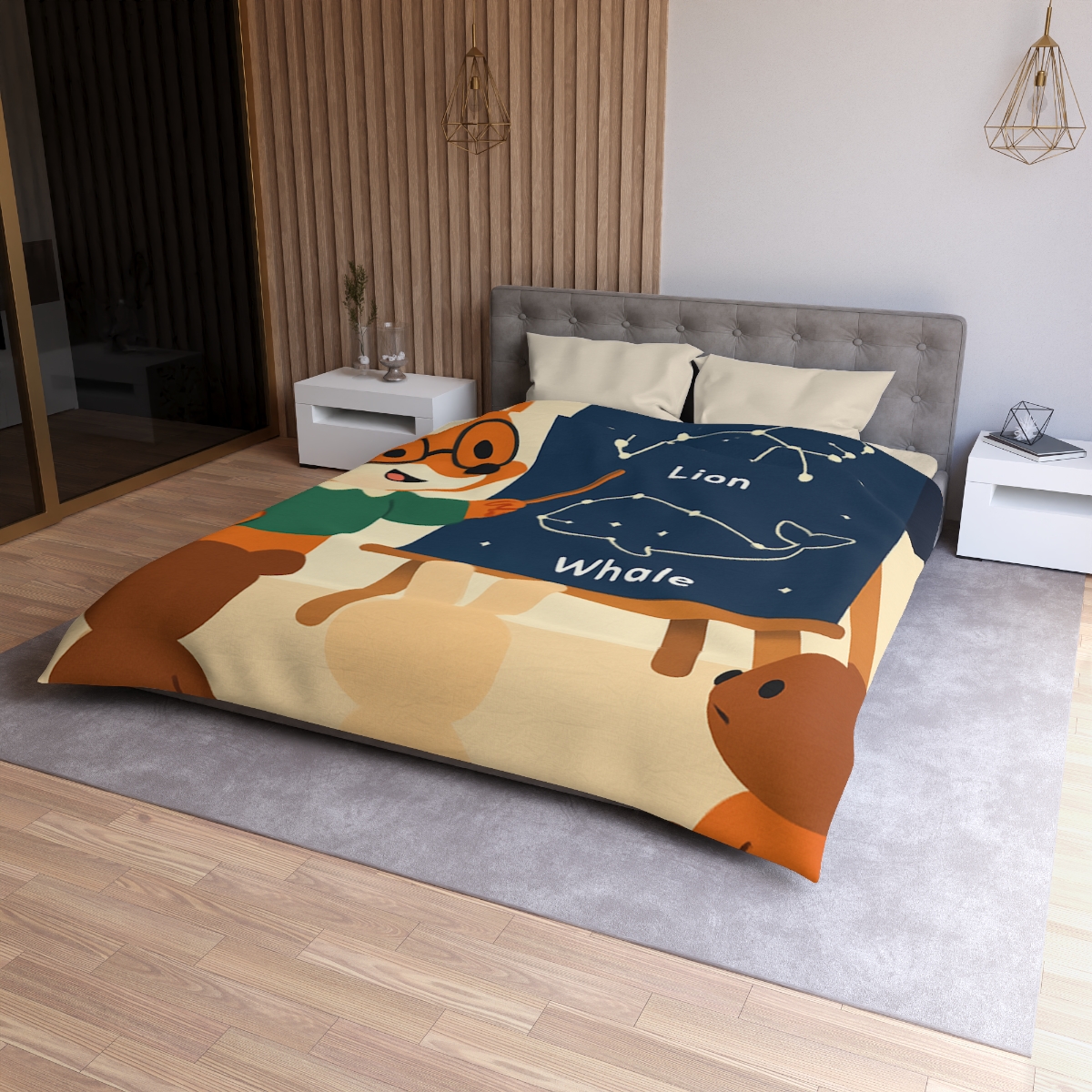 Constellation Classroom Fox stylish duvet covers