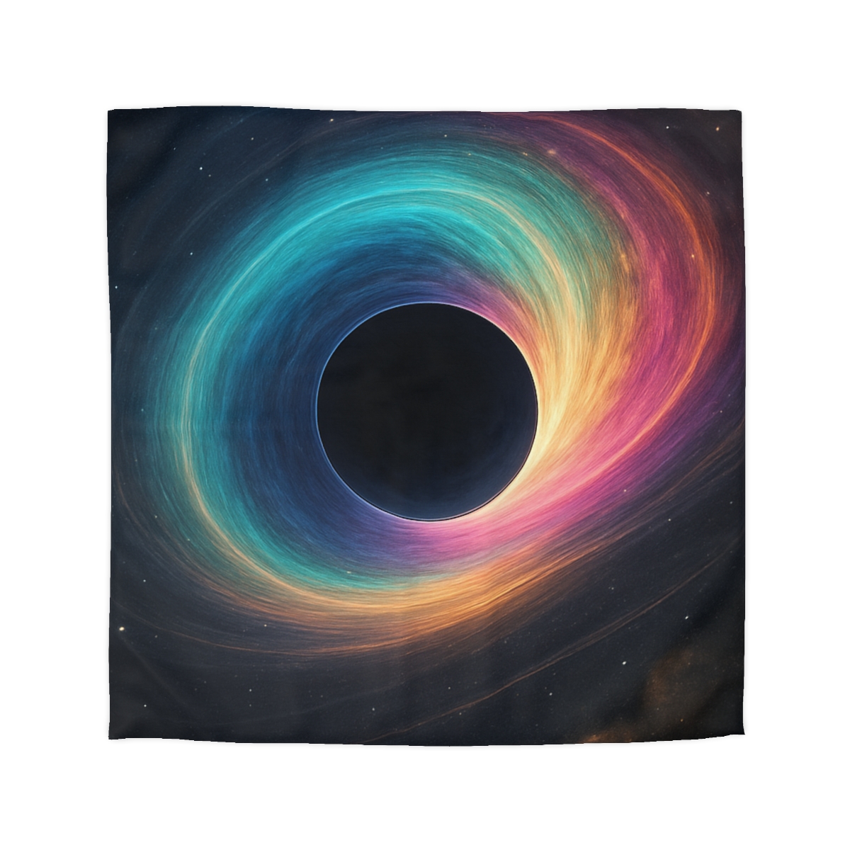 Prismatic Singularity Bloom personalized bedding duvets