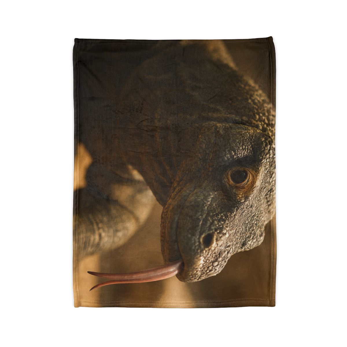 Ancient Sentinel Komodo Dragon custom blankets