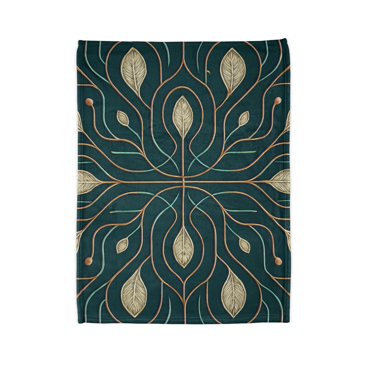 Vine Circuit Lattice custom blankets