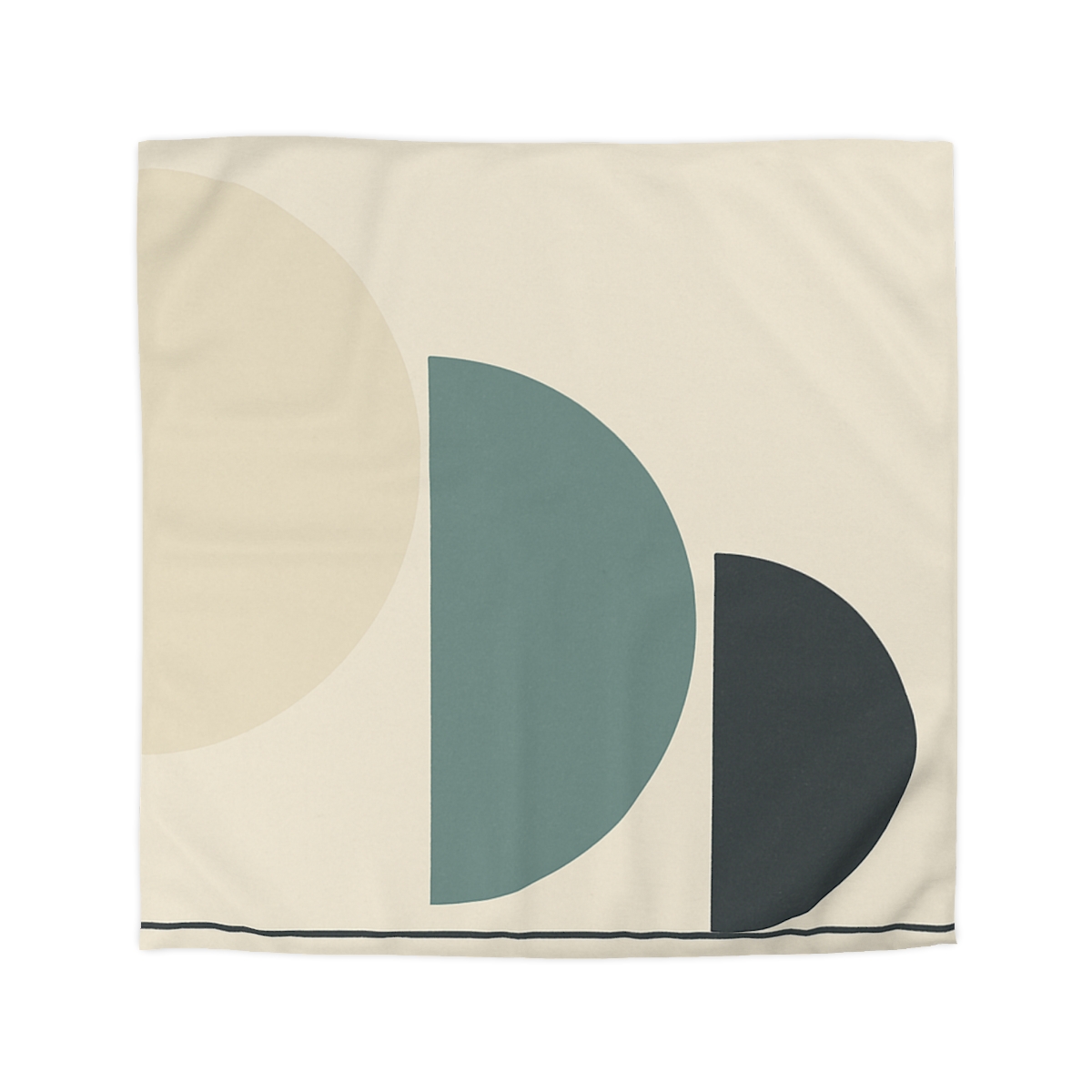 Staggered Crescent Trio soft comforter duvets