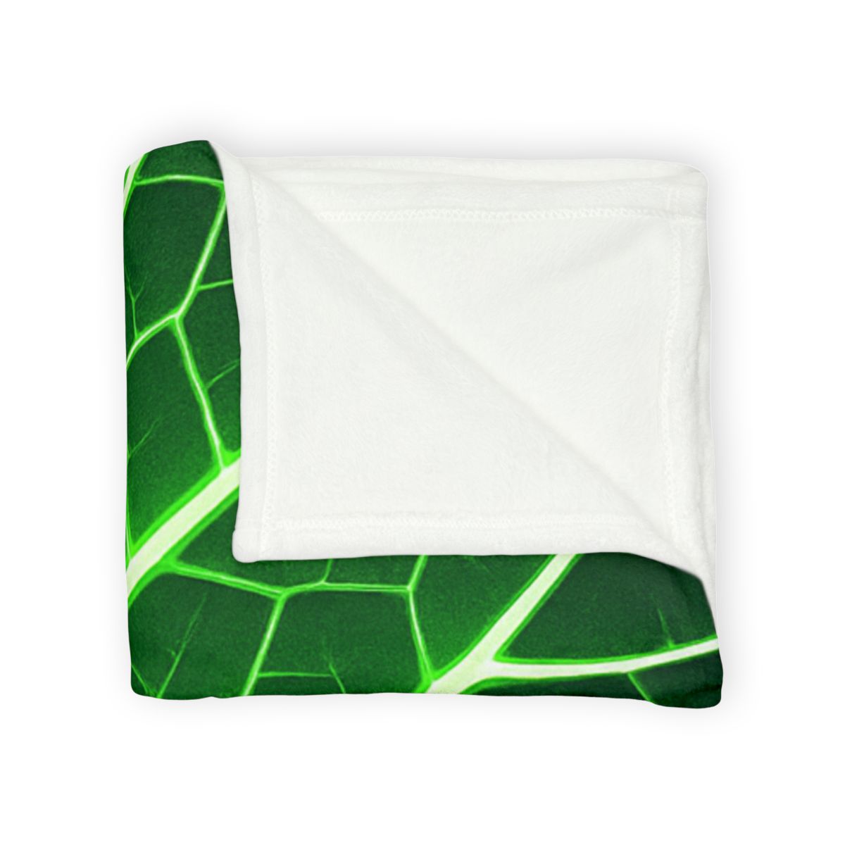 Fractaled Leaf Vein Web designer printed blankets