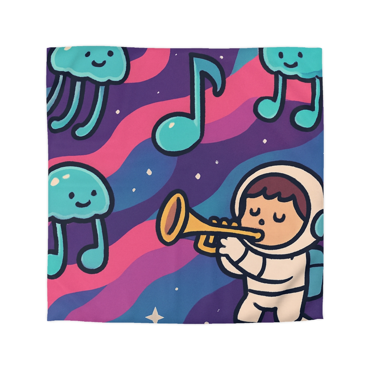 Nebula Jellyfish Orchestra duvets for gifts