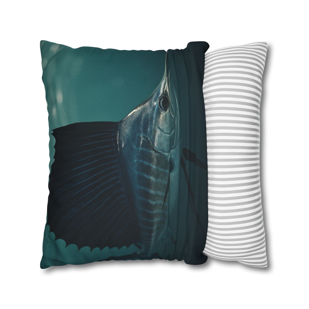 Velocity Ribbon Sailfish soft cotton pillow cases