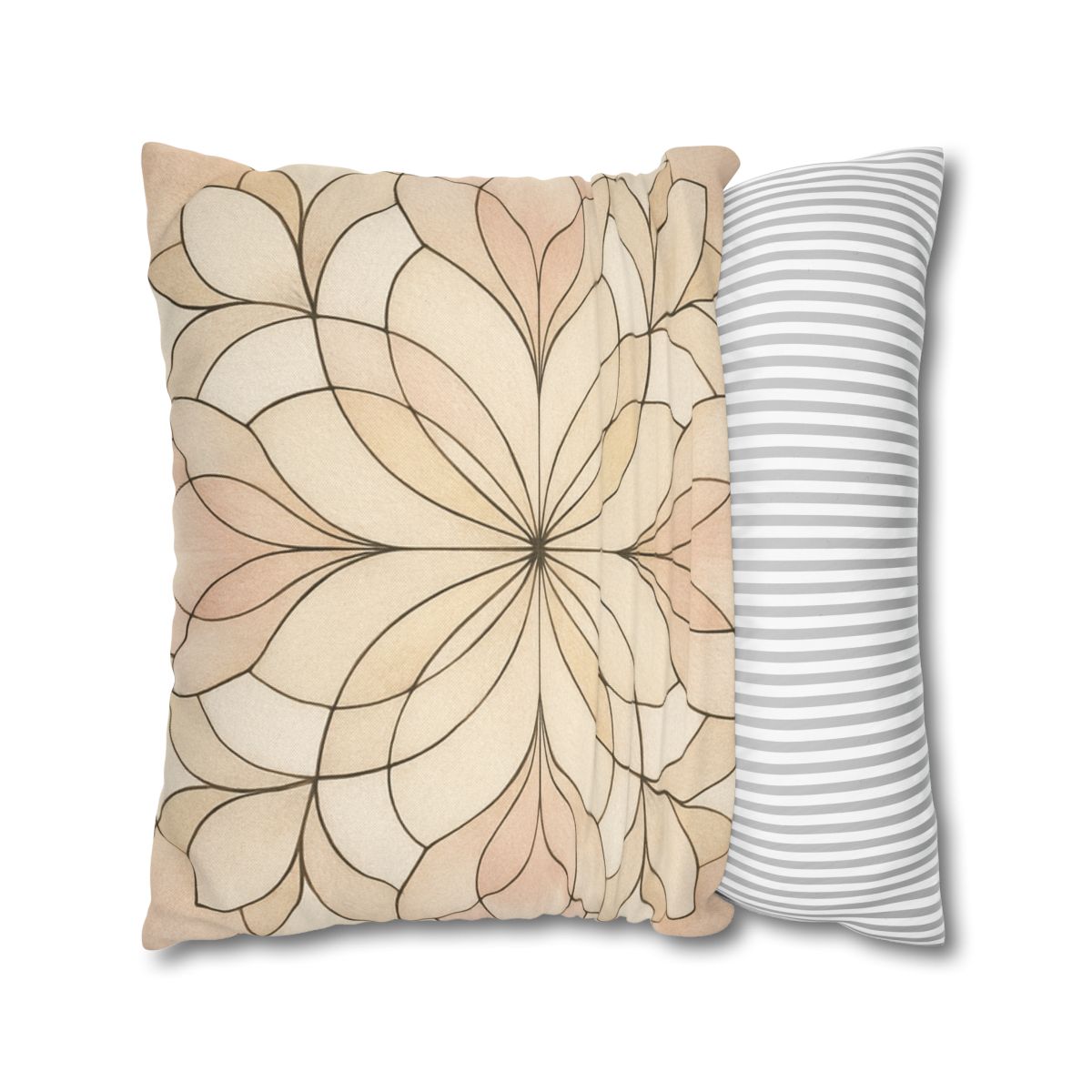 Petal Prism Lattice stylish decorative pillowcases