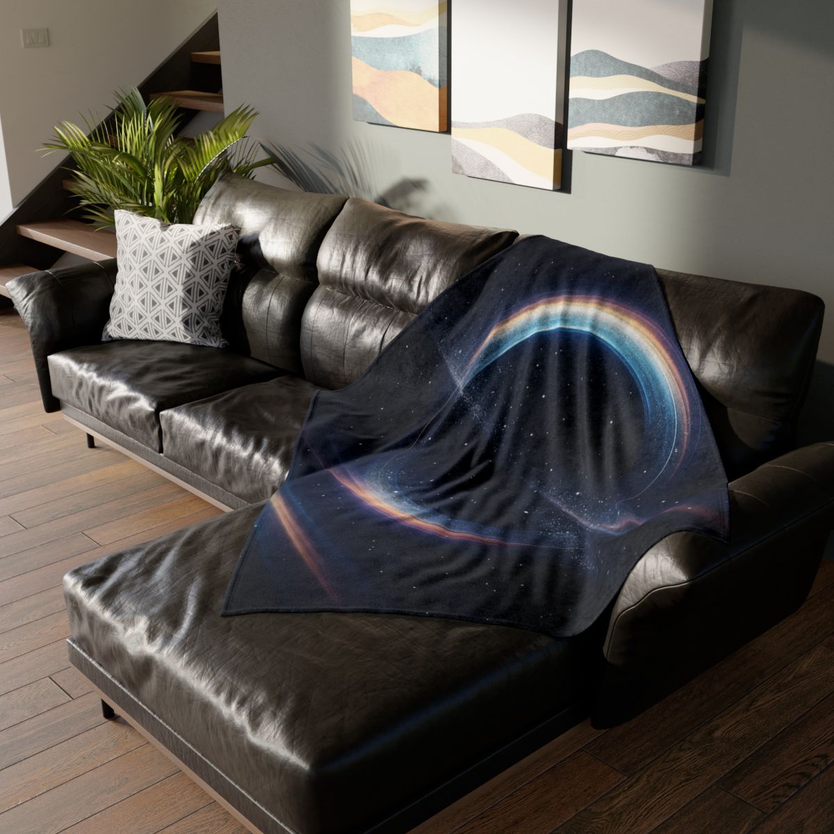 Prismatic Lensing Mirage soft fleece blankets